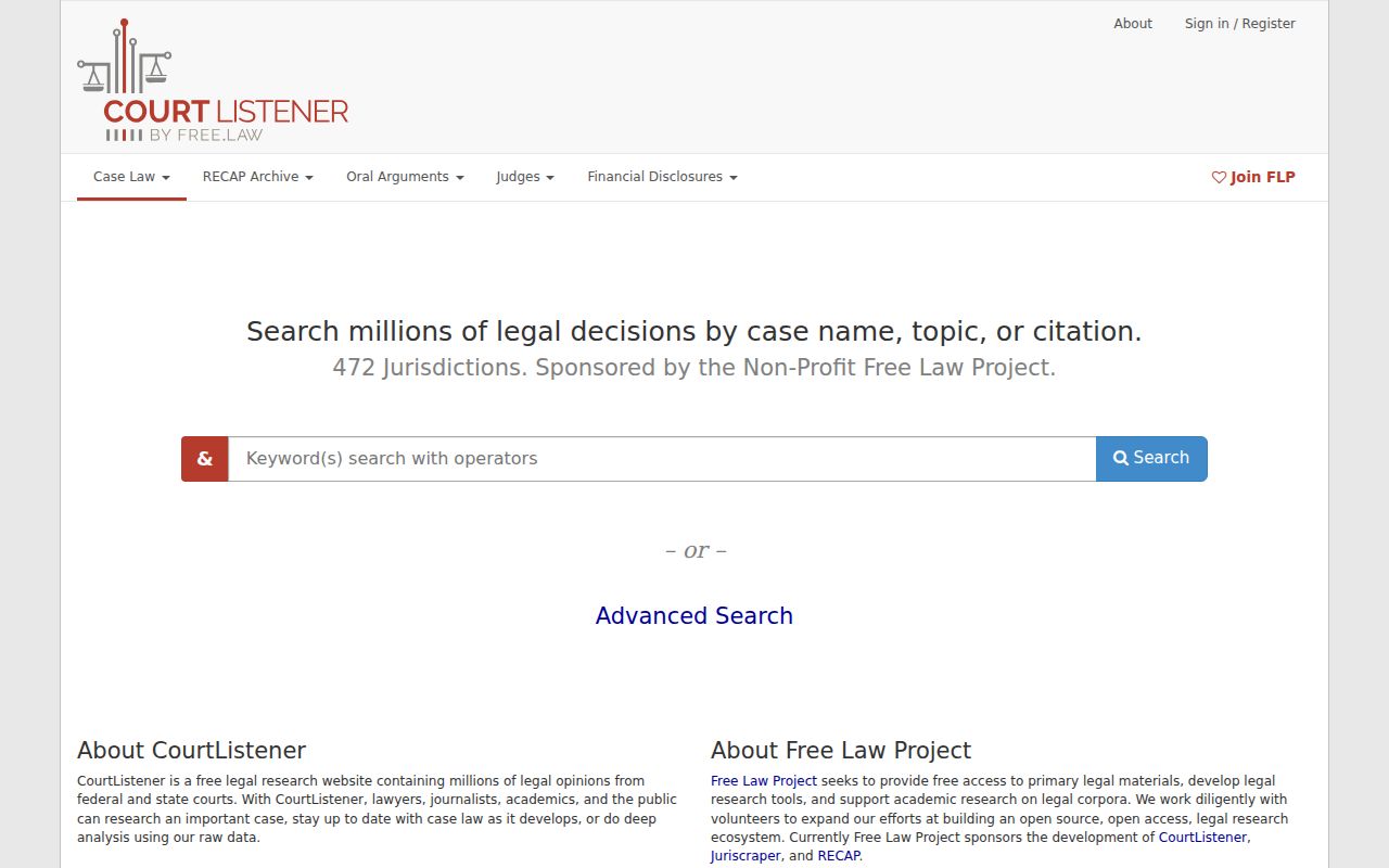 Union Parish docket search federal CourtListener context